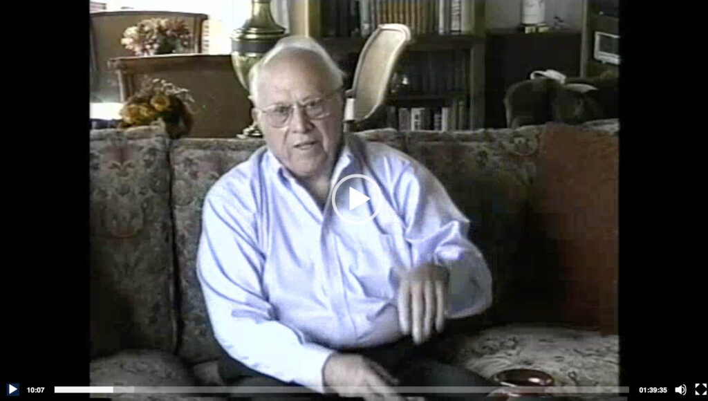 Video of Frederick C. Brems interview about WWII service in the European theater